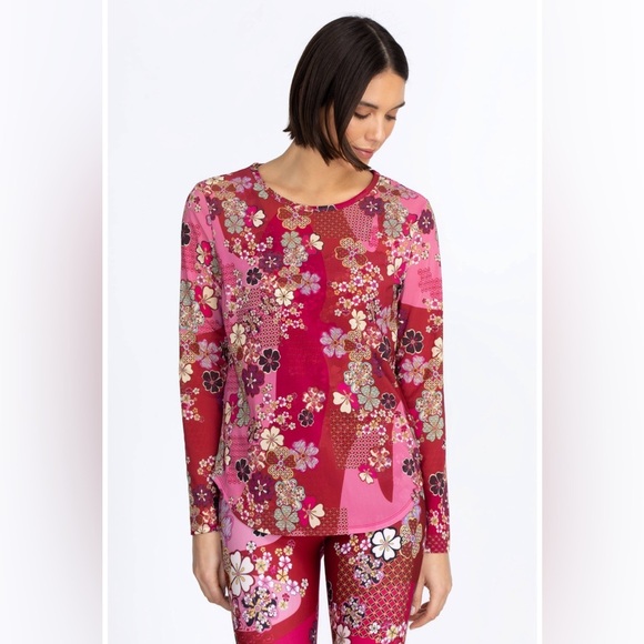 JOHNNY WAS
Yama Mesh Shirt In Pink - Picture 4 of 9